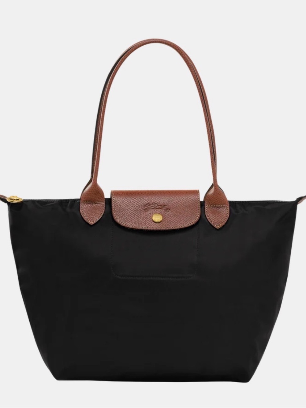 Longchamp Le Pliage medium tote black